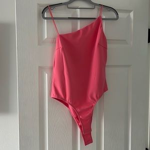 Princess Polly Barbiecore Pink Bodysuit - NWOT